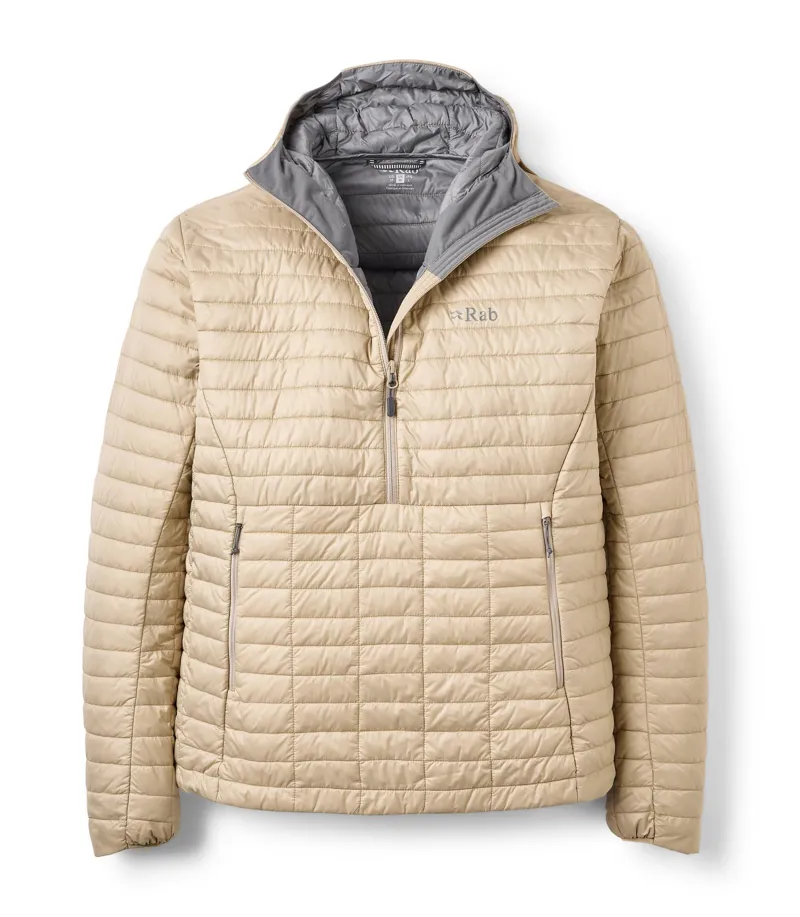 Rab Men's Microlighter Pullover Down Jacket - Dark Pebble