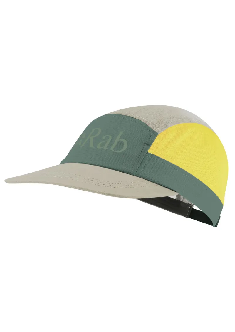 Rab Momentum 5 Panel Cap - Sage/Pebble/Pollen 