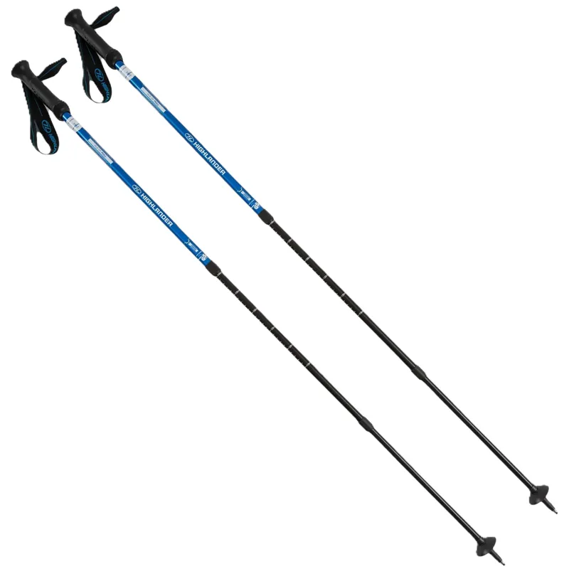 Highlander Mull Walking Pole Pair - Blue