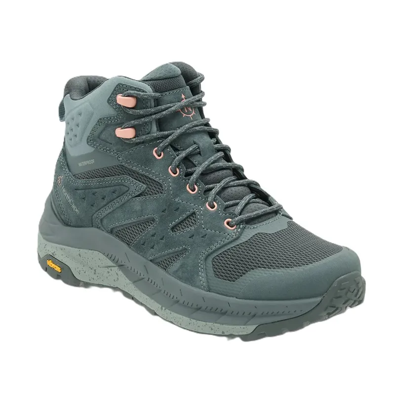 North Cape Women's Trail Flyte Mid Waterproof - Fern Green