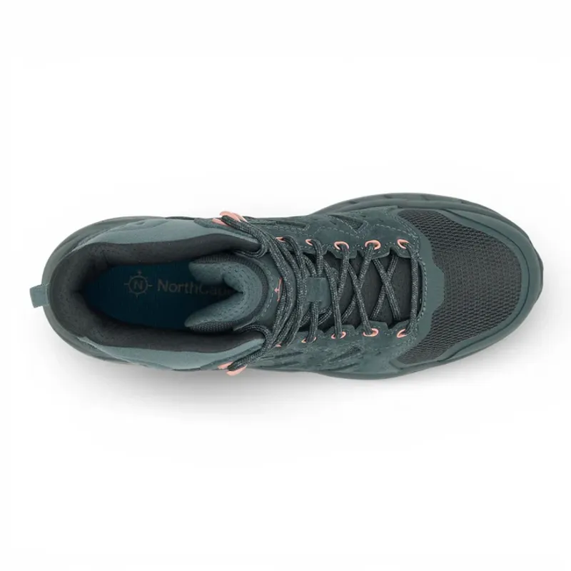 North Cape Women's Trail Flyte Mid Waterproof - Fern Green-8