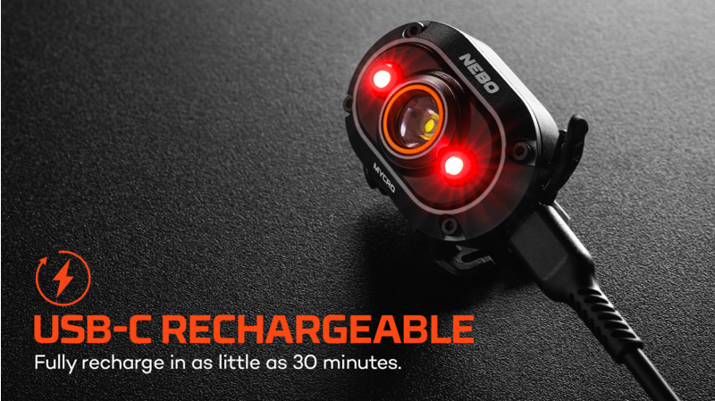 Nebo Mycro 450 Headlamp - Grey-5