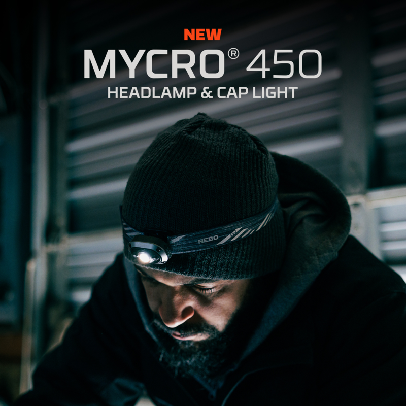 Nebo Mycro 450 Headlamp - Grey-3