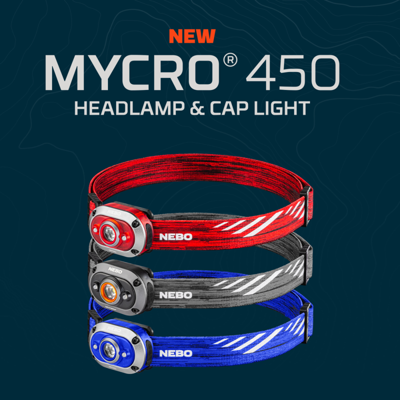 Nebo Mycro 450 Headlamp - Grey-2