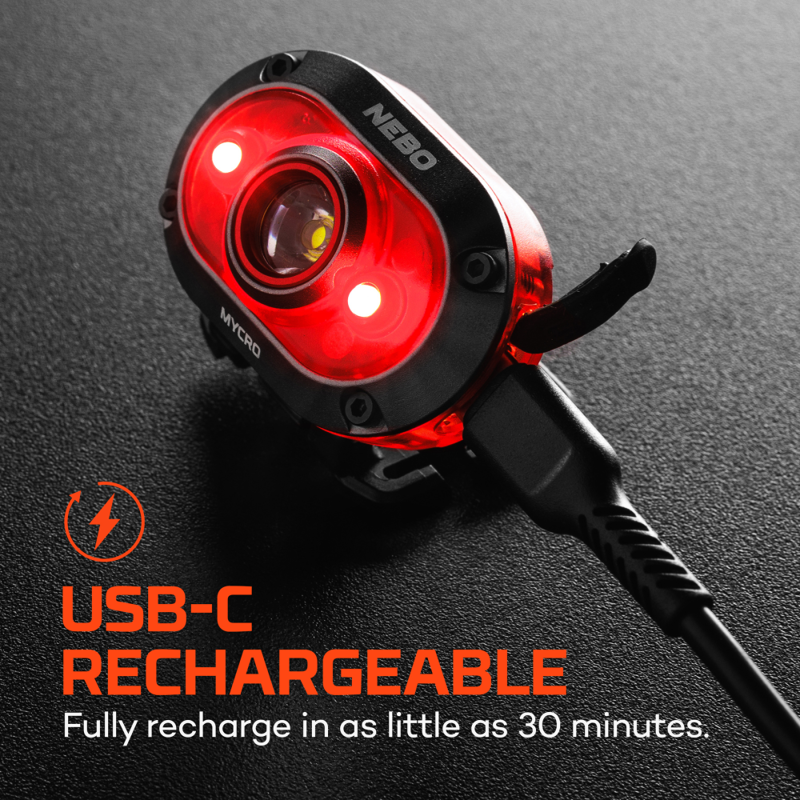Nebo Mycro 450 Headlamp - Red-6