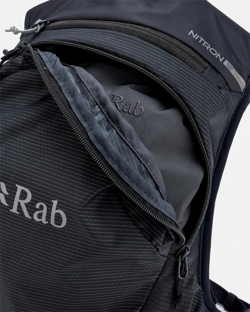 Rab Nitron 12 Litre Lightweight Pack - Anthracite-4