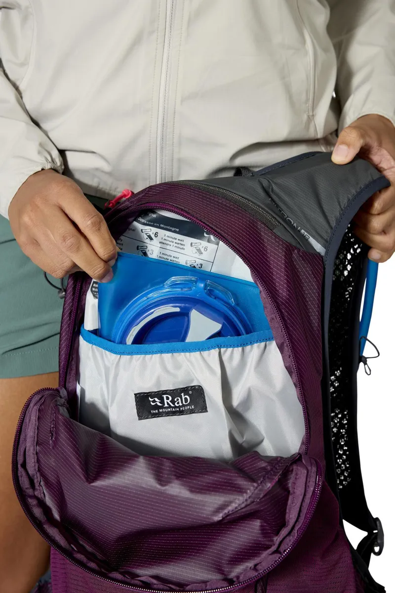 Rab Nitron 18 Litre Lightweight Pack - Mulberry-4