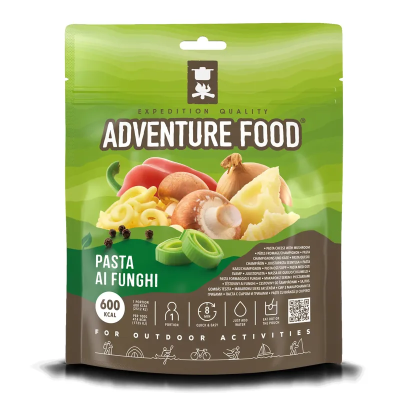 Adventure Food Vegetarian Pasta Ai Funghi