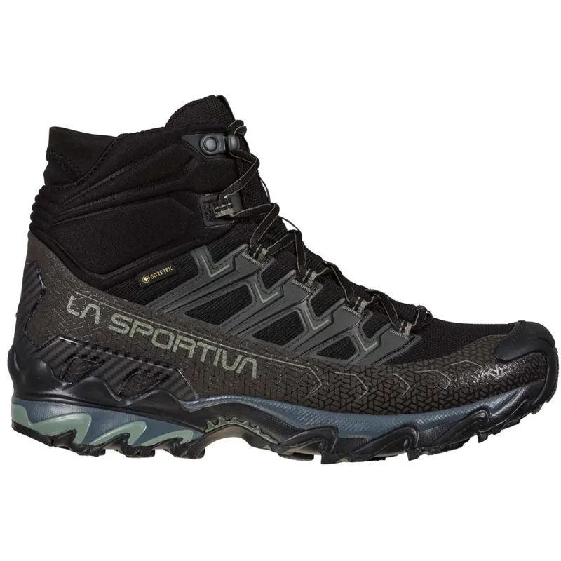 La Sportiva Men's Ultra Raptor II Mid Wide Fit - Black/Clay-2