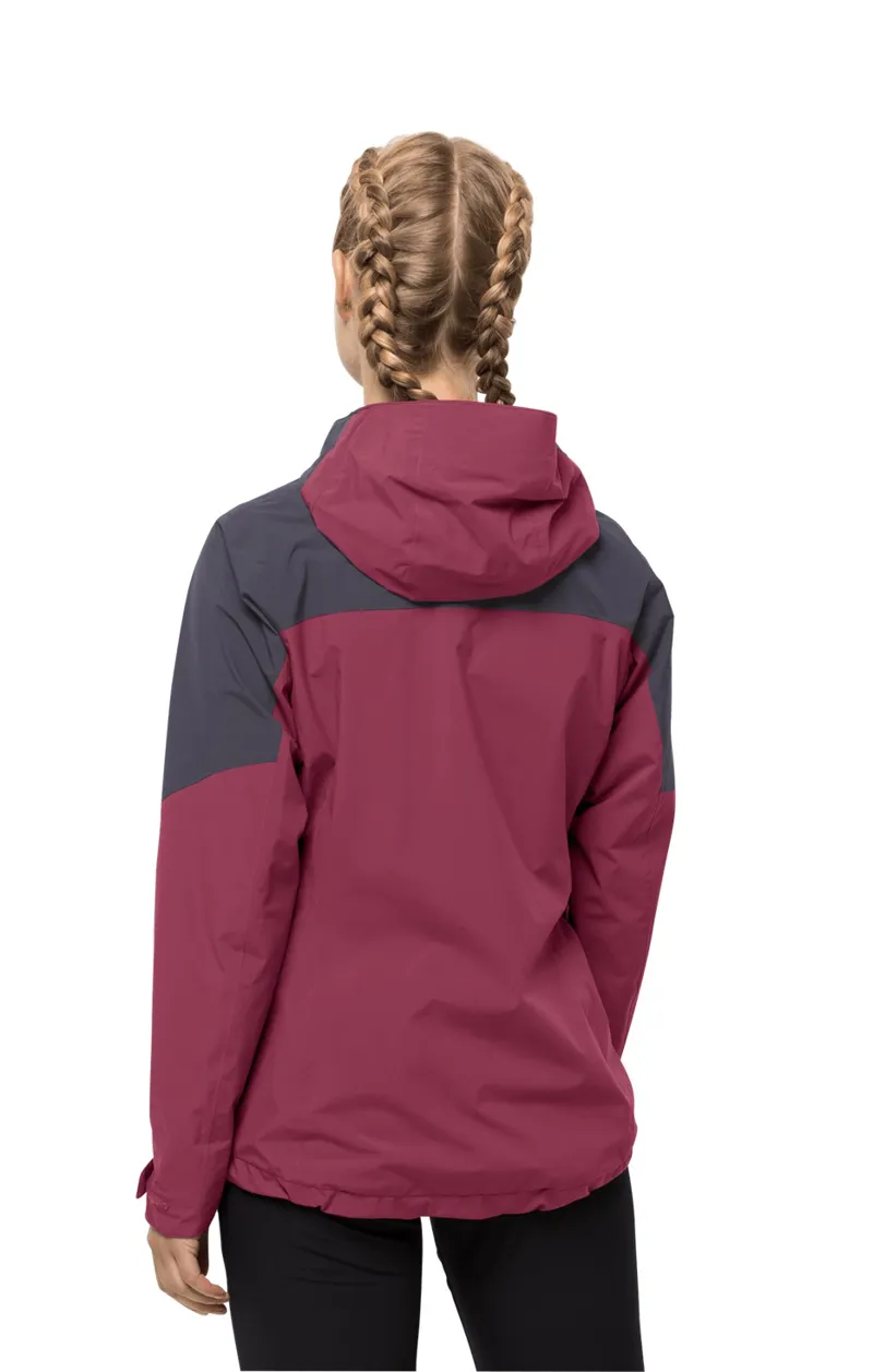 Jack Wolfskin Women's Go Hike Jacket - Sangria Red-2