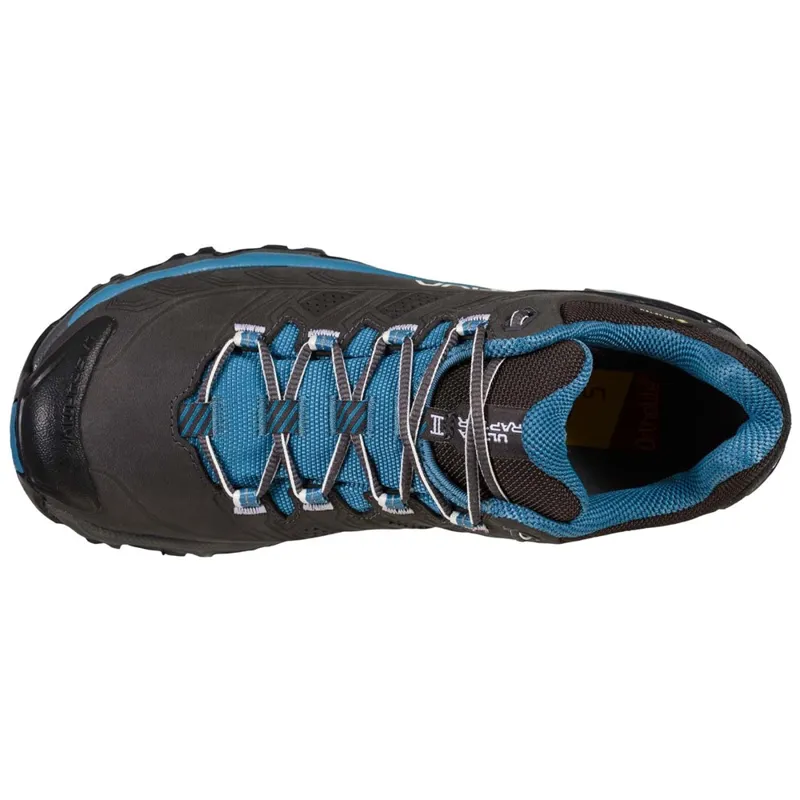 La Sportiva Women's Ultra Raptor II  Leather GTX - Carbon/Atlantic-3