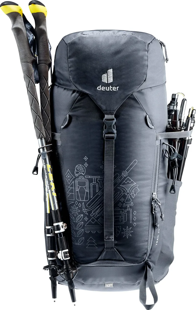 Deuter Trail 24 Litre Backpack - Limited Edition Black-4