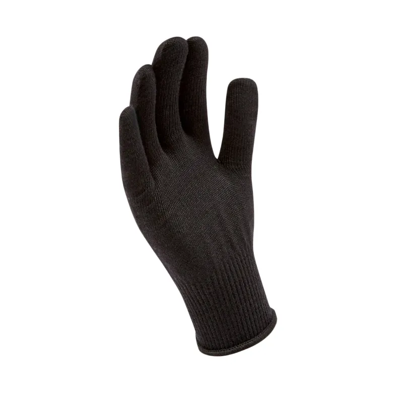 Sealskinz Solo Merino Liner Glove - Black-1