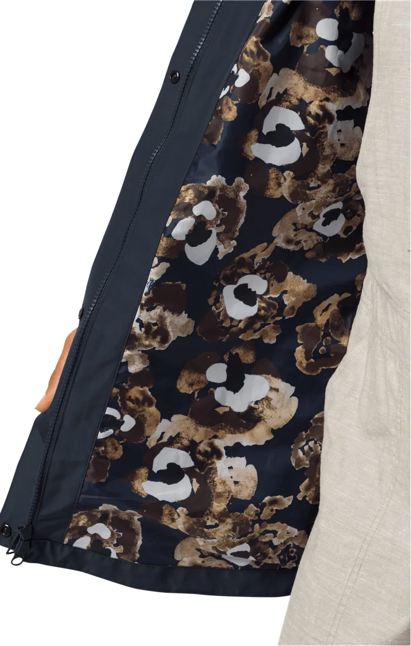 Jack Wolfskin Women's Cape York Paradise Coat - Night Blue-6