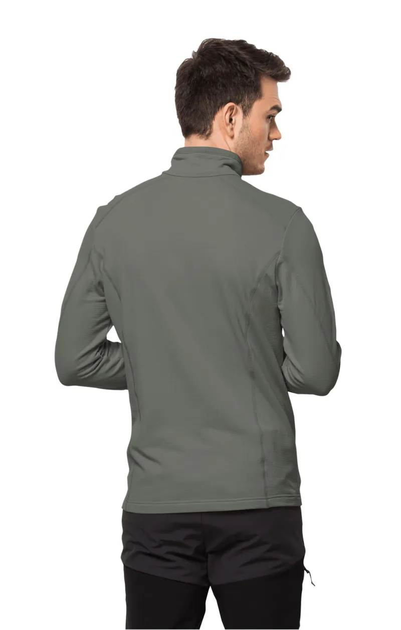Jack Wolfskin Men's Kolbenberg Half Zip - Gecko Green-2