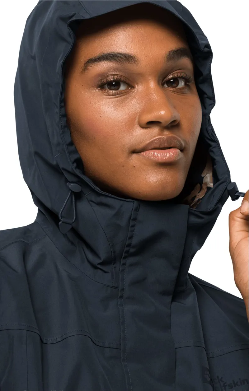 Jack Wolfskin Women's Cape York Paradise Coat - Night Blue-3