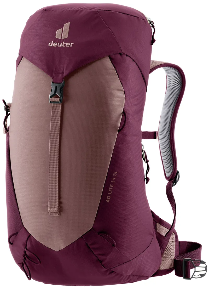 Deuter Women's AC Lite 14 SL Hiking Pack - Ashrose/Cassis