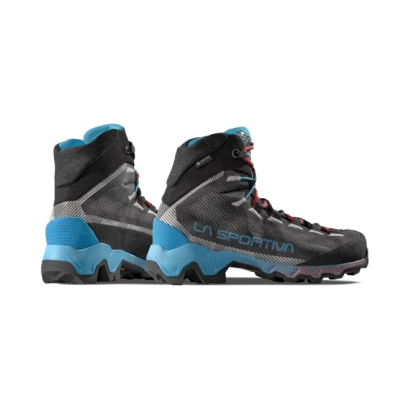 La Sportiva Women's Aequilibrium Hike GTX - Carbon/Malibu Blue-4