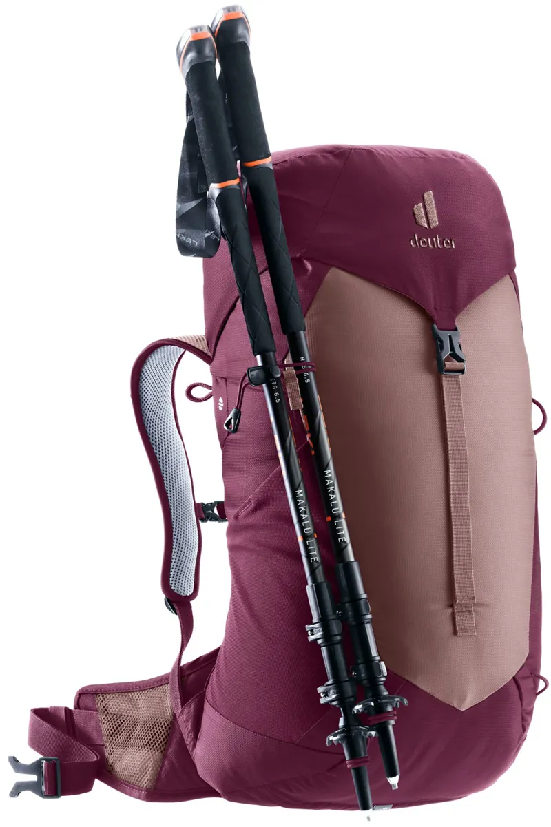 Deuter Women's AC Lite 22 SL Hiking Pack - Ashrose/Cassis-3