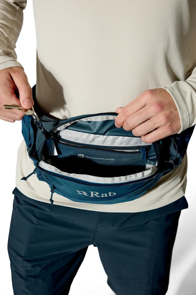 Rab Protium 6 Litre Belt Pack - Tempest Blue-12