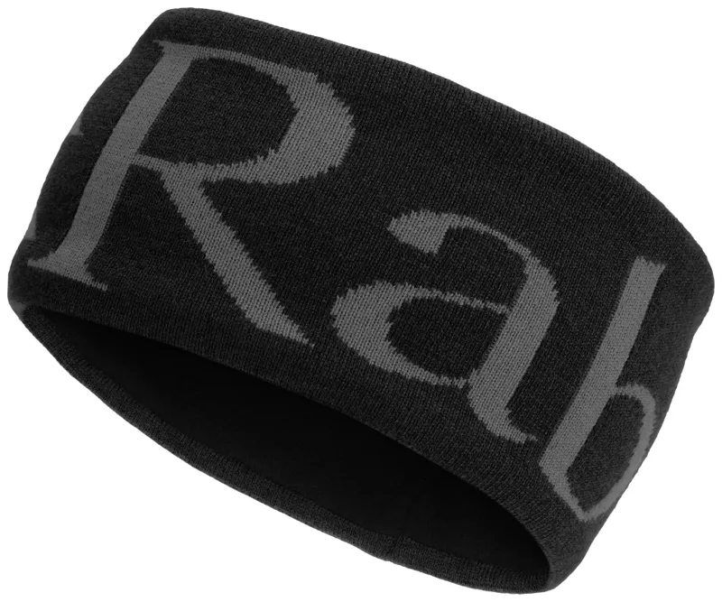 Rab Knitted Logo Headband - Anthracite