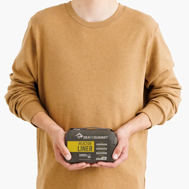 Sea To Summit Reactor Sleeping Bag Liner Mummy Standard - Black-1