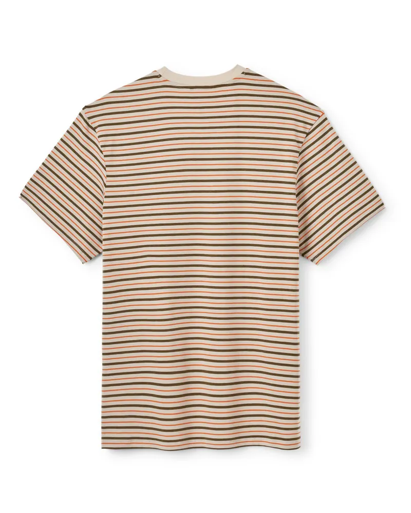 Rab Men's Rivelin Stripe Pocket Tee - Pebble-1