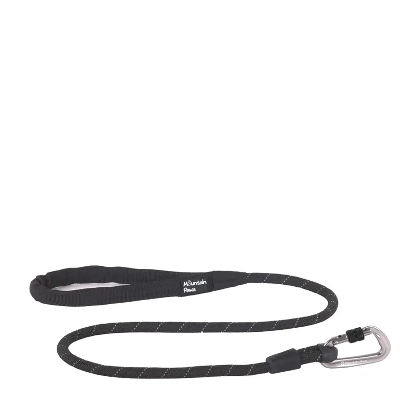 Mountain Paws Rope Dog Lead - Black