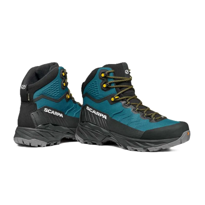 Scarpa Men's Rush TRK LT GTX - Petrol/Mustard-5