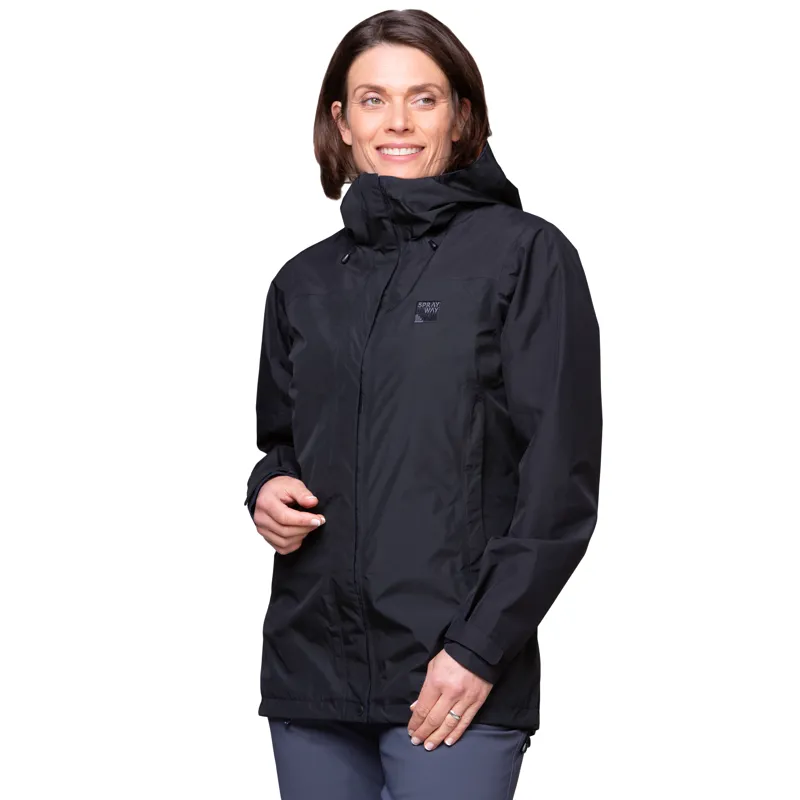 Sprayway Women's Reaction Long Gore-Tex  Waterproof Jacket - Black-3