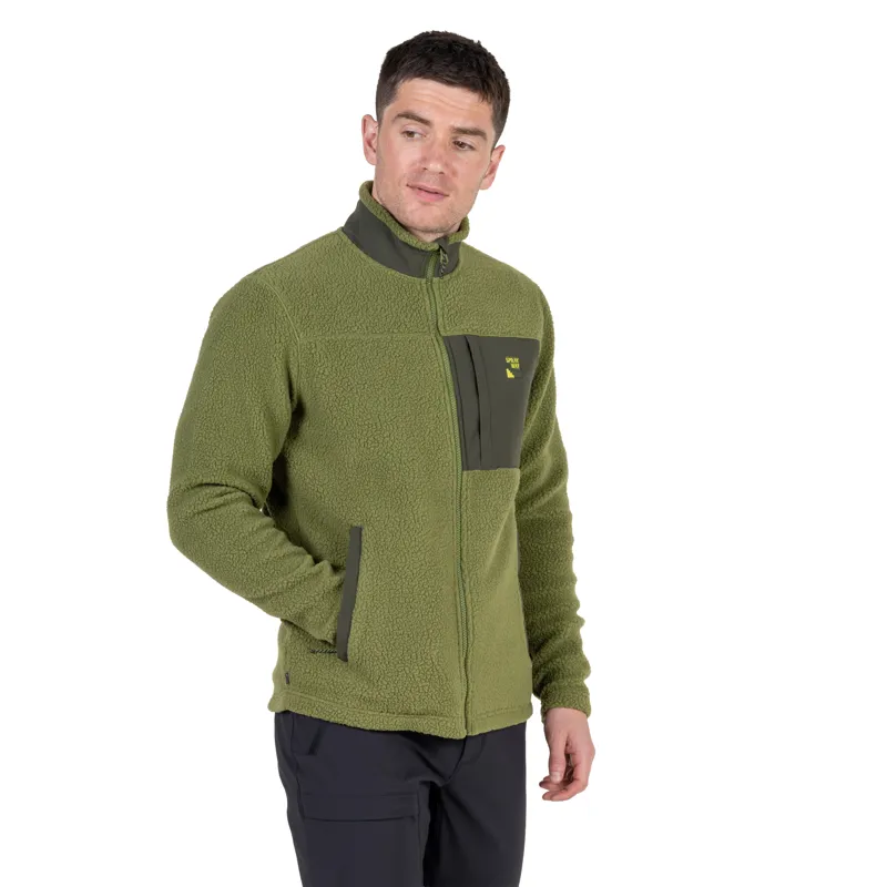 Sprayway Men's Whitle Sherpa Fleece Jacket - Cypress/Forest-3