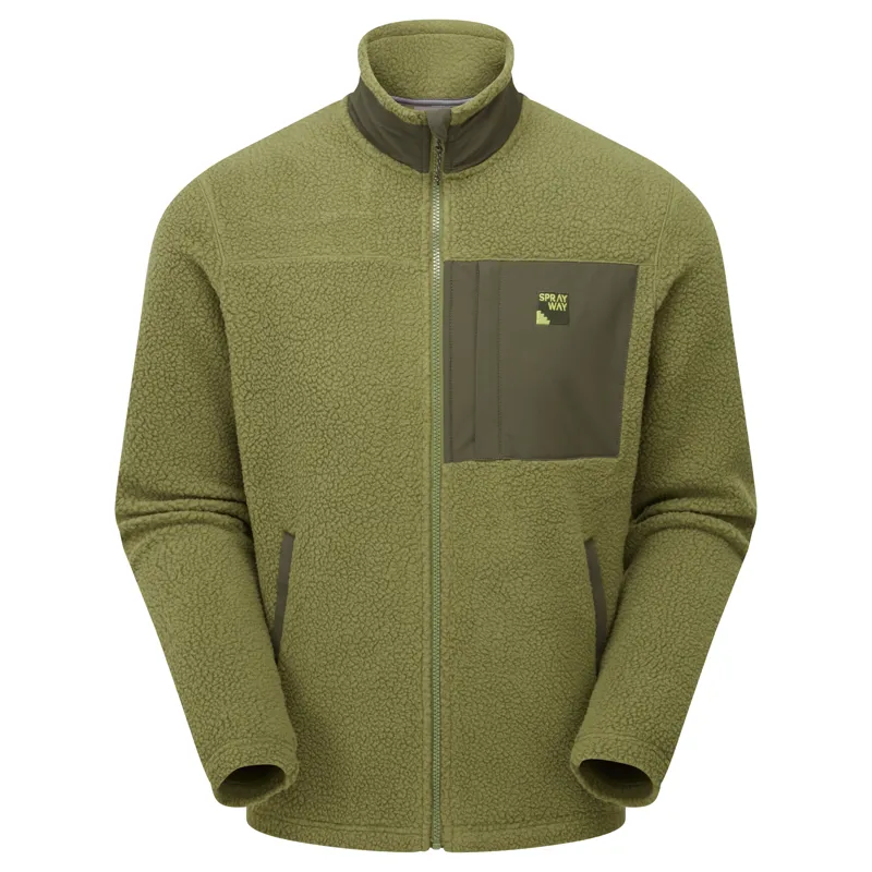 Sprayway Men's Whitle Sherpa Fleece Jacket - Cypress/Forest