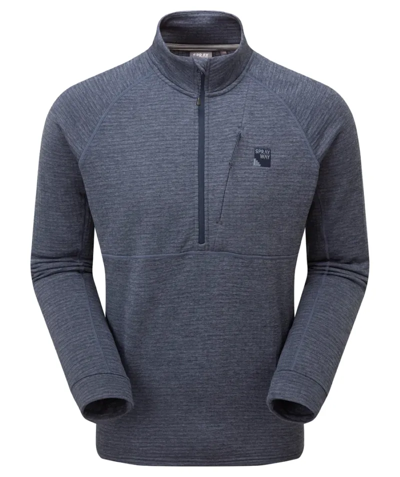 Sprayway Men's Meldon Half Zip Fleece - Blazer