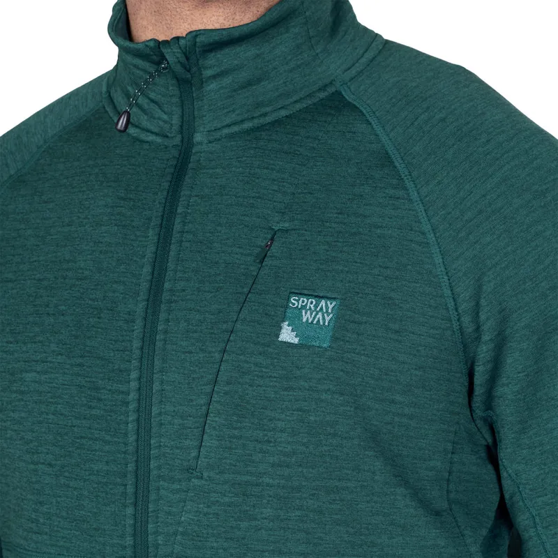Sprayway Men's Meldon Full Zip Fleece Jacket - Dark Sea-1