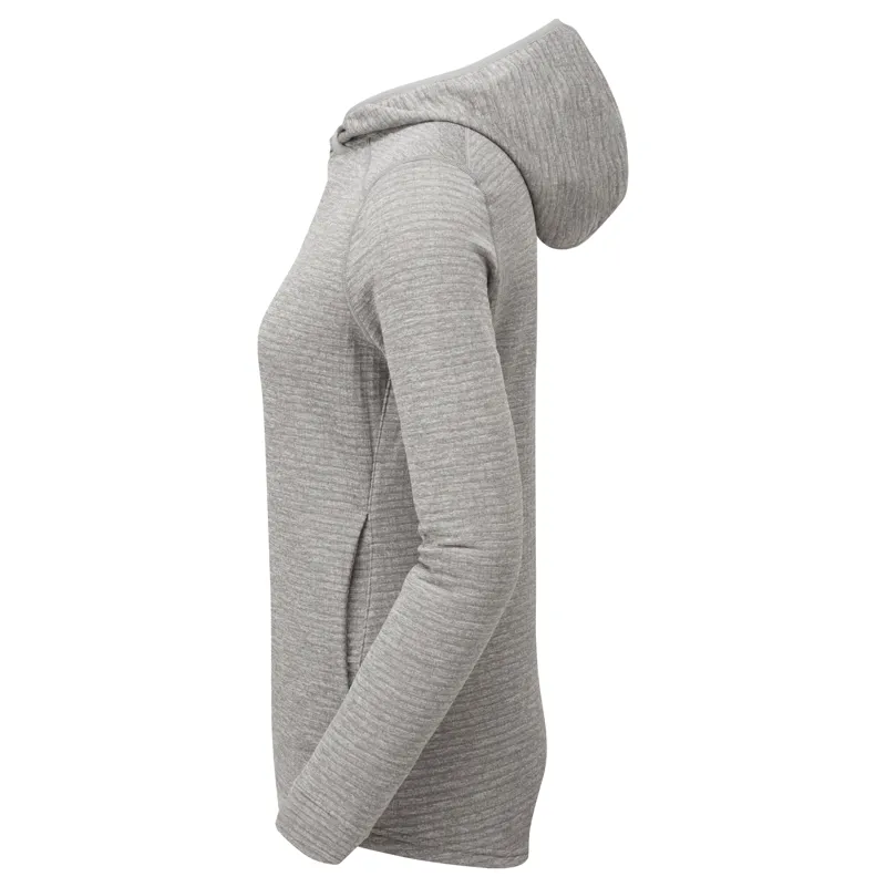 Sprayway Women's Linhay Hooded Stretch Fleece Top - Fossil-1