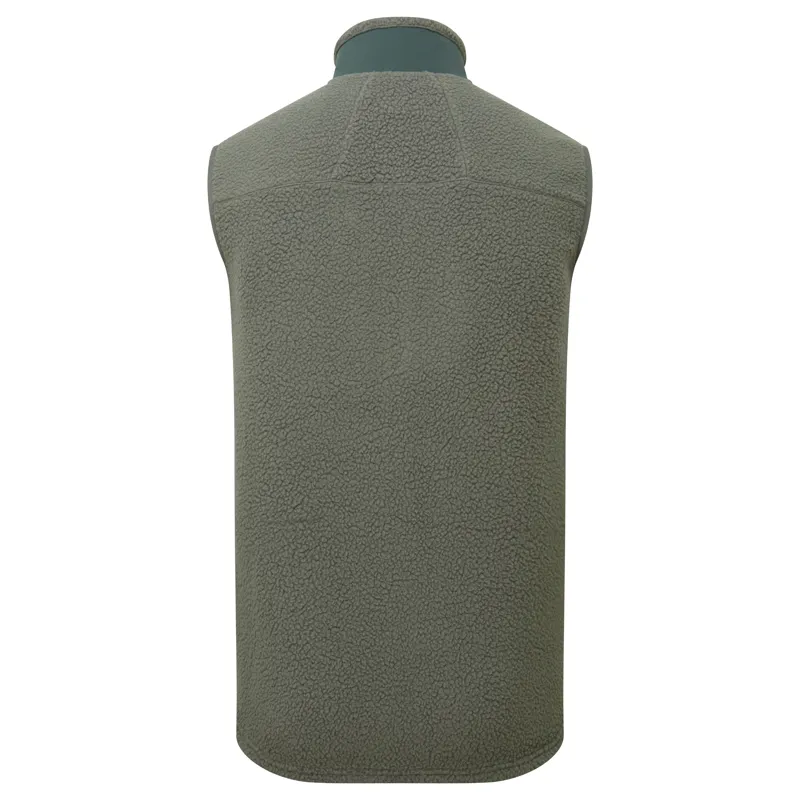 Sprayway Men's Whitle Sherpa Fleece Vest - Bonsai/Dark Spruce-2