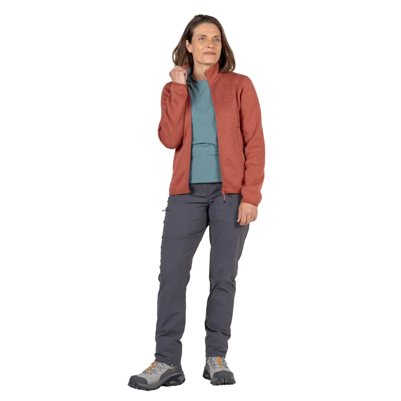Sprayway Women's Abhail Knit Fleece Jacket - Red Earth-3
