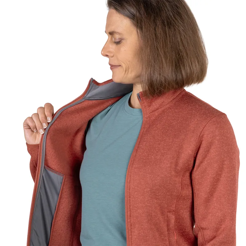 Sprayway Women's Abhail Knit Fleece Jacket - Red Earth-5