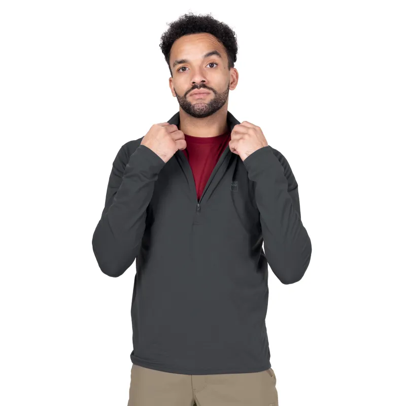 Sprayway Men's High Trail Half Zip - Dark Graphite-5