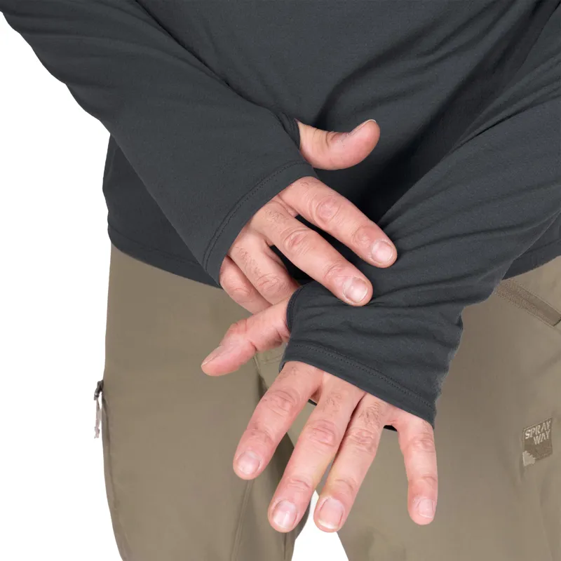 Sprayway Men's High Trail Half Zip - Dark Graphite-4