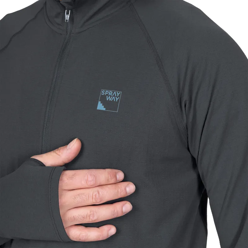 Sprayway Men's High Trail Half Zip - Dark Graphite-3