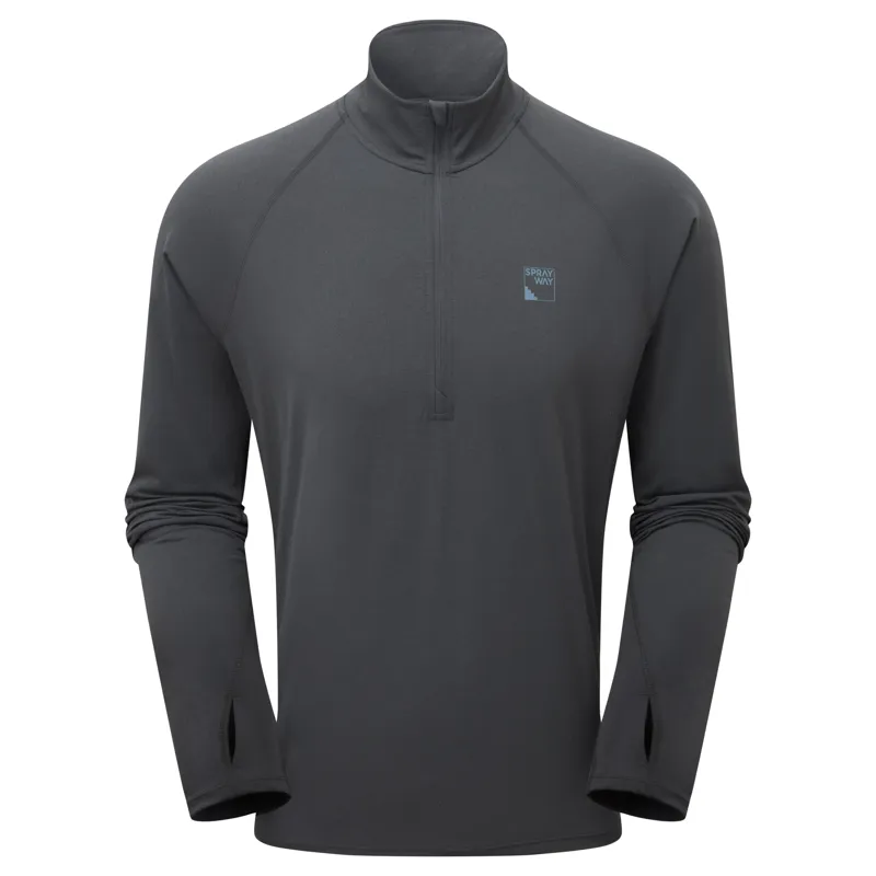 Sprayway Men's High Trail Half Zip - Dark Graphite