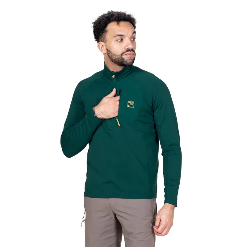 Sprayway Men's Tarn Half Zip - Dark Sea-6