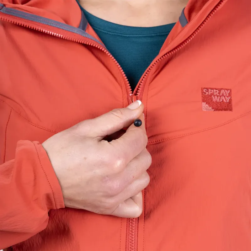 Sprayway Women's Escape Trail Hoody - Deep Coral-8