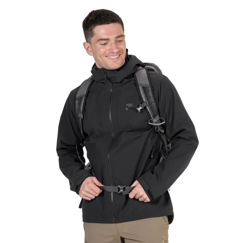 Sprayway Men's Dagda HydroDRY Waterproof Jacket - Black-9