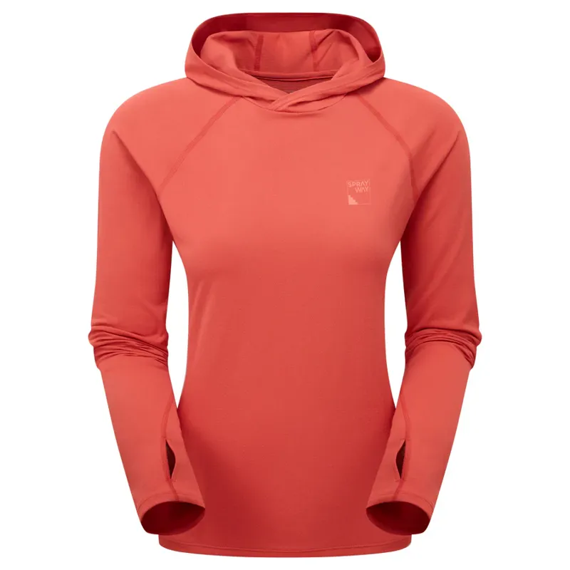 Sprayway Women's High Trail Hoody - Deep Coral