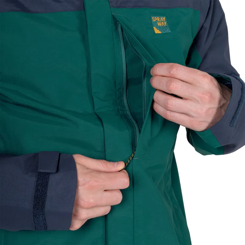 Sprayway Men's Maxen Gore-Tex Waterproof Jacket - Dark Sea/Blazer-9