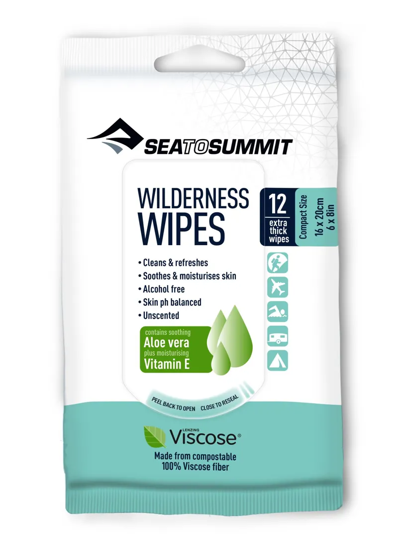 Sea To Summit Wilderness Wipes Compact - 12 Pack