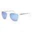 Stone ST511 Sunglasses - Clear/Blue Mirror