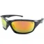 Stone ST521 Sunglasses - Shiny Black/Red Mirror
